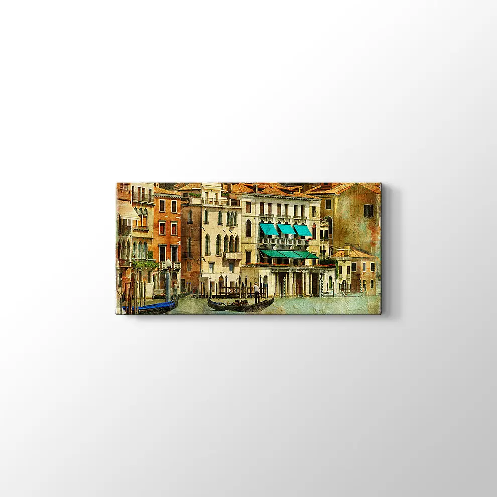 Romantik Venedik Kanvas Tablo