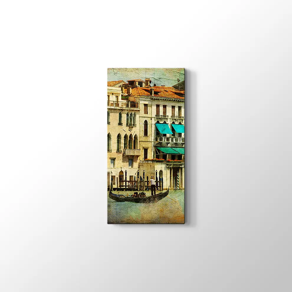 Romantik Venedik Kanvas Tablo