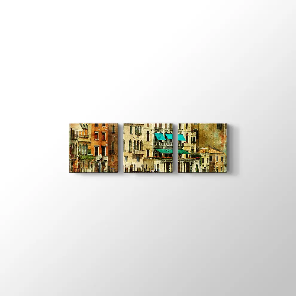 Romantik Venedik Kanvas Tablo