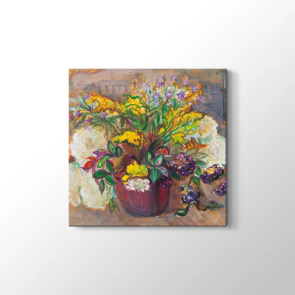 Bir Demet Çiçek Kanvas Tablo