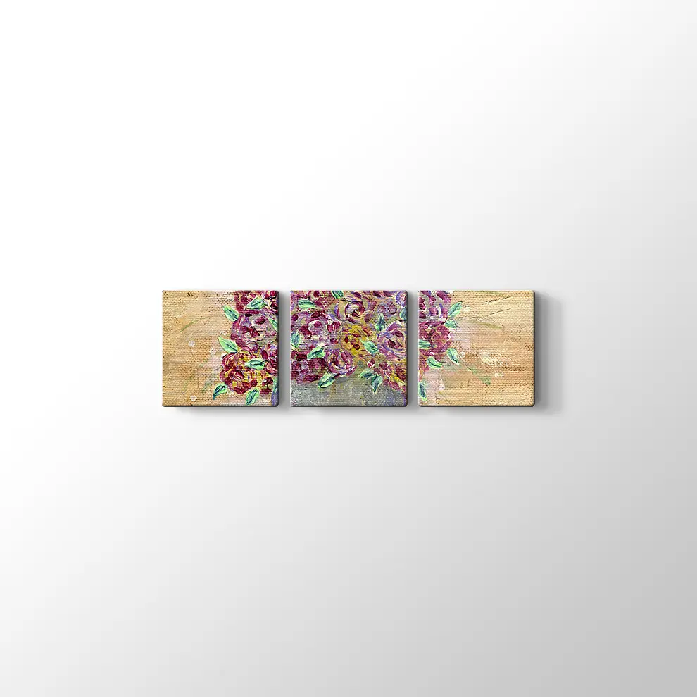 Vazodaki Çiçekler Kanvas Tablo