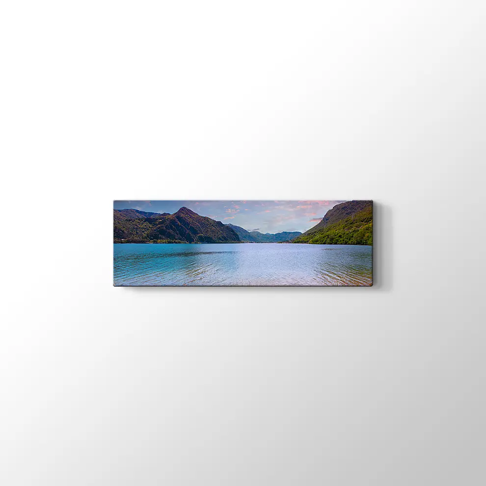 Idro Gölü Kanvas Tablo