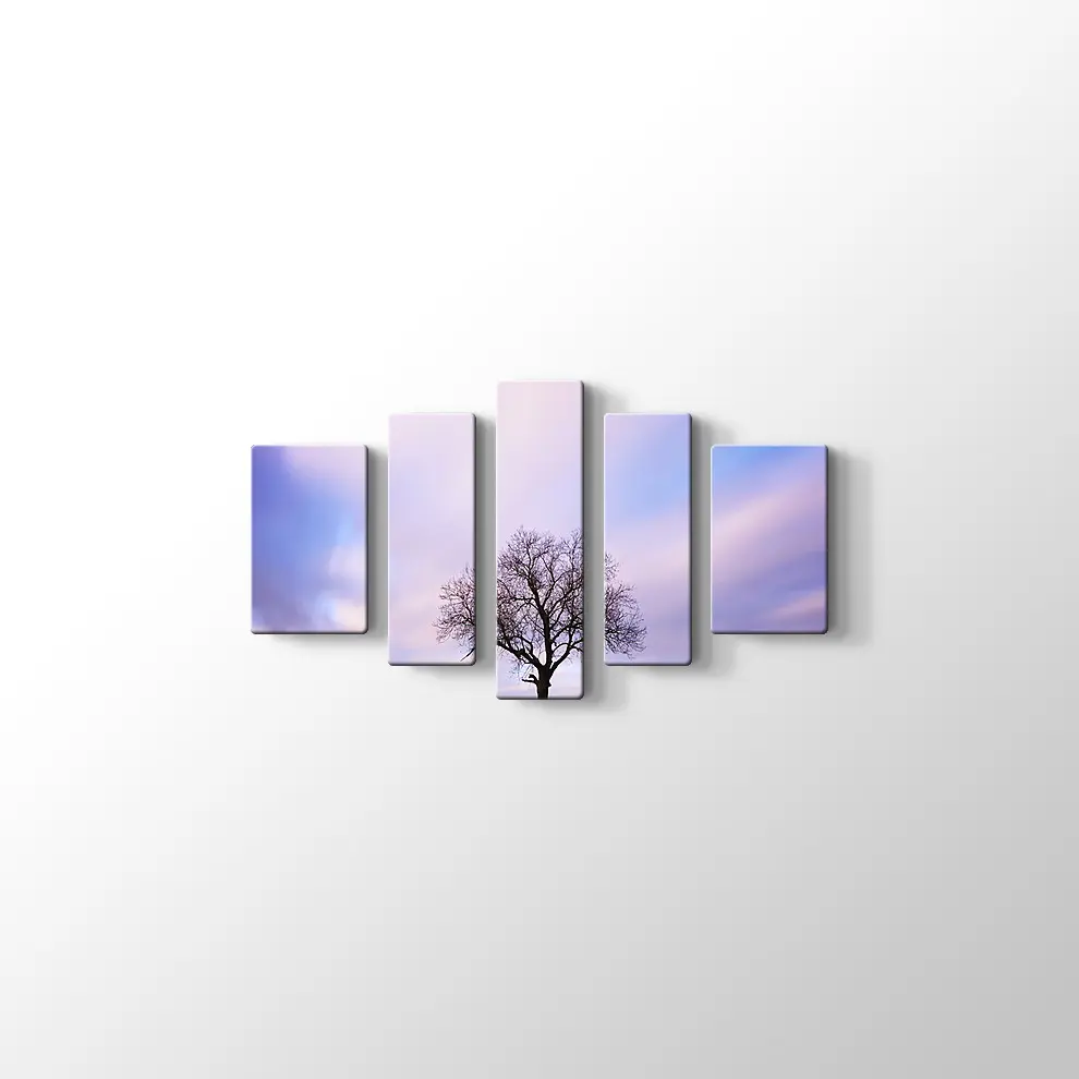 Yanlız Ağaç Kanvas Tablo