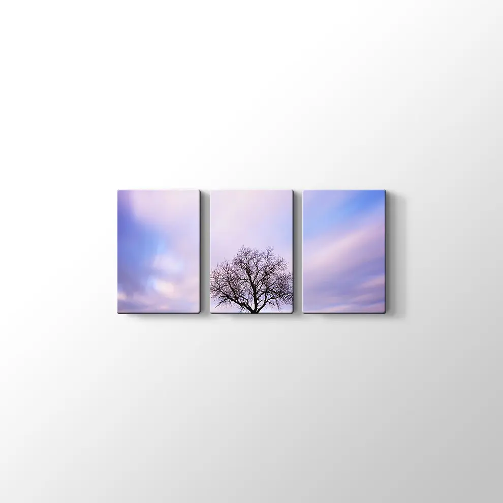 Yanlız Ağaç Kanvas Tablo