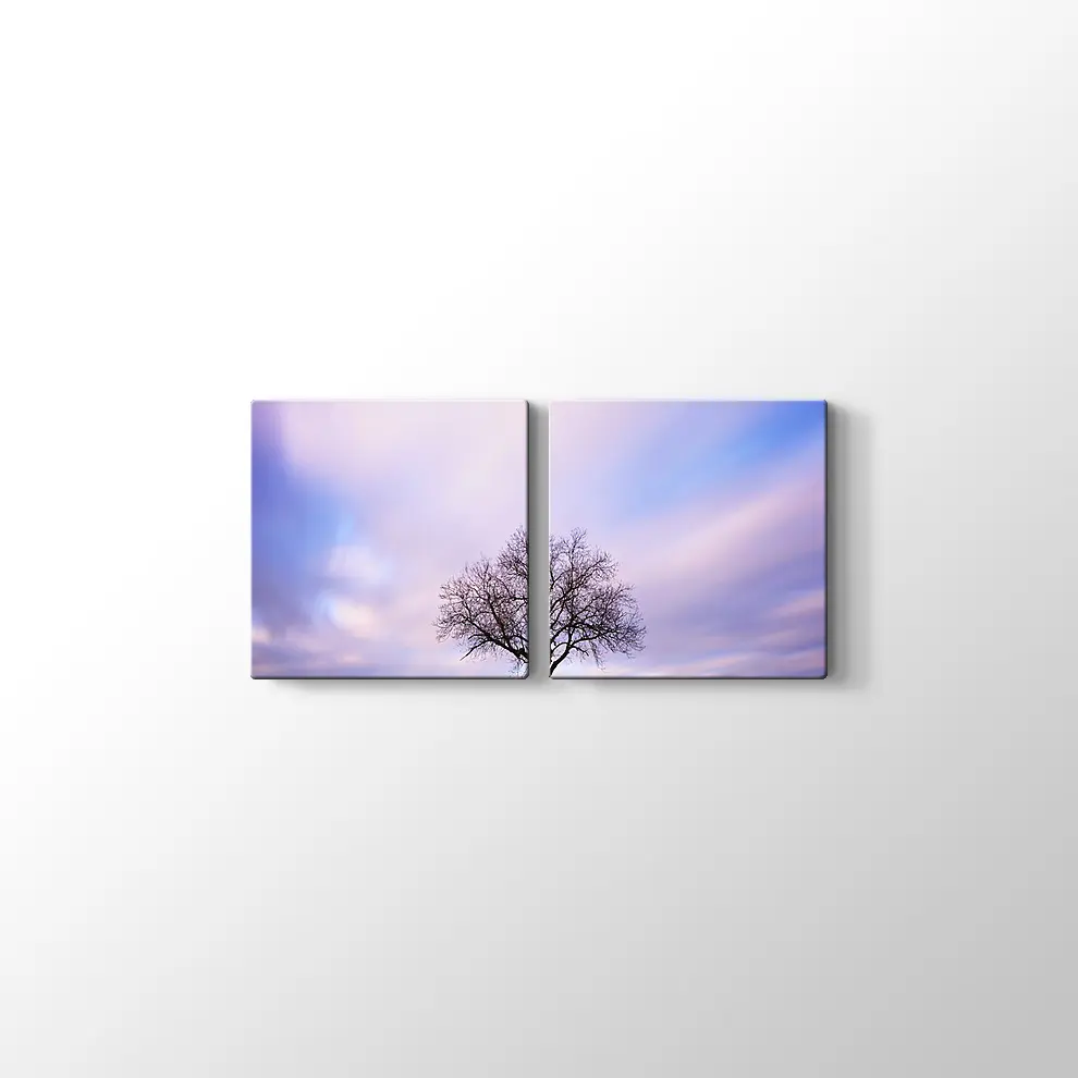 Yanlız Ağaç Kanvas Tablo