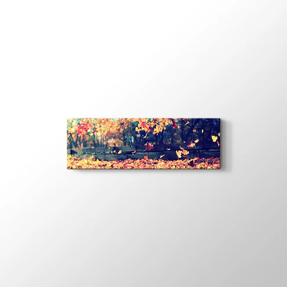Sonbahar Yaprakları Kanvas Tablo