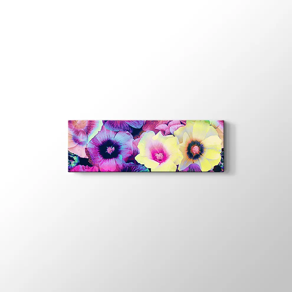 Menekşeler Kanvas Tablo