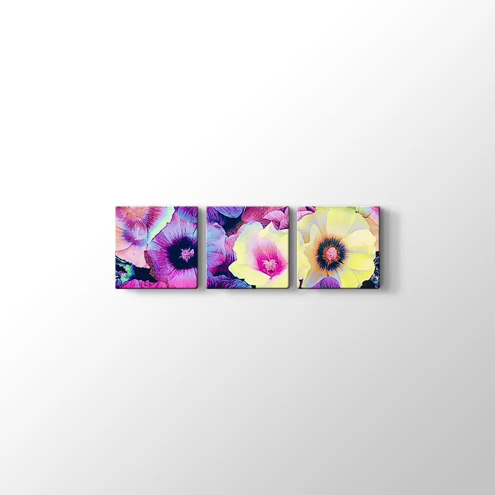 Menekşeler Kanvas Tablo