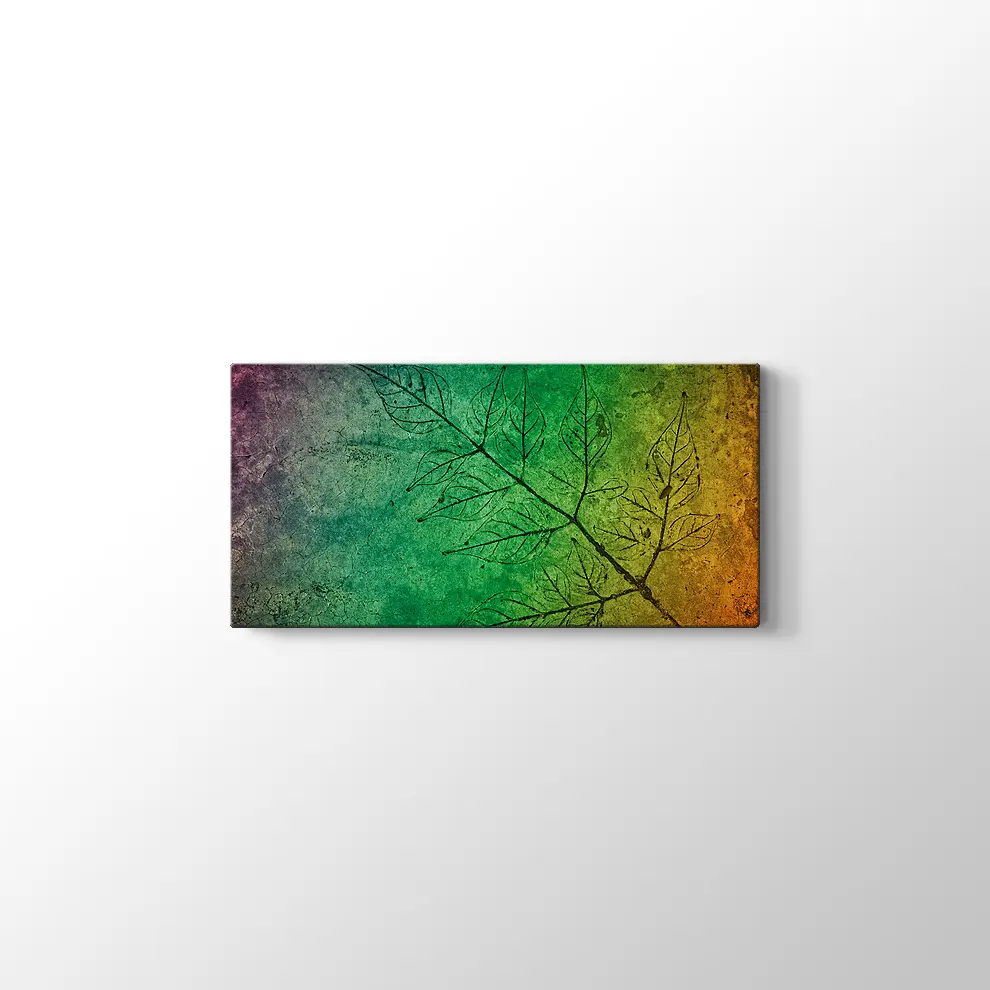 Yaprak Kanvas Tablo