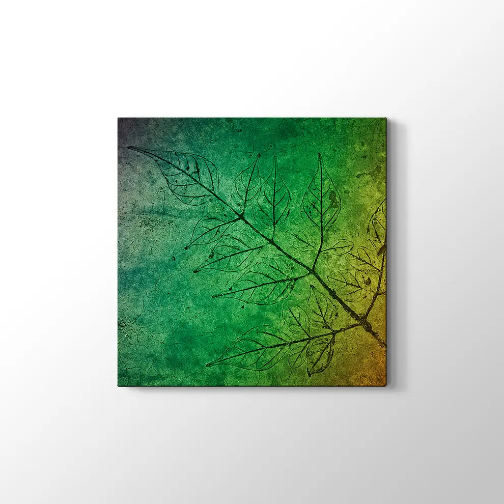 Yaprak Kanvas Tablo