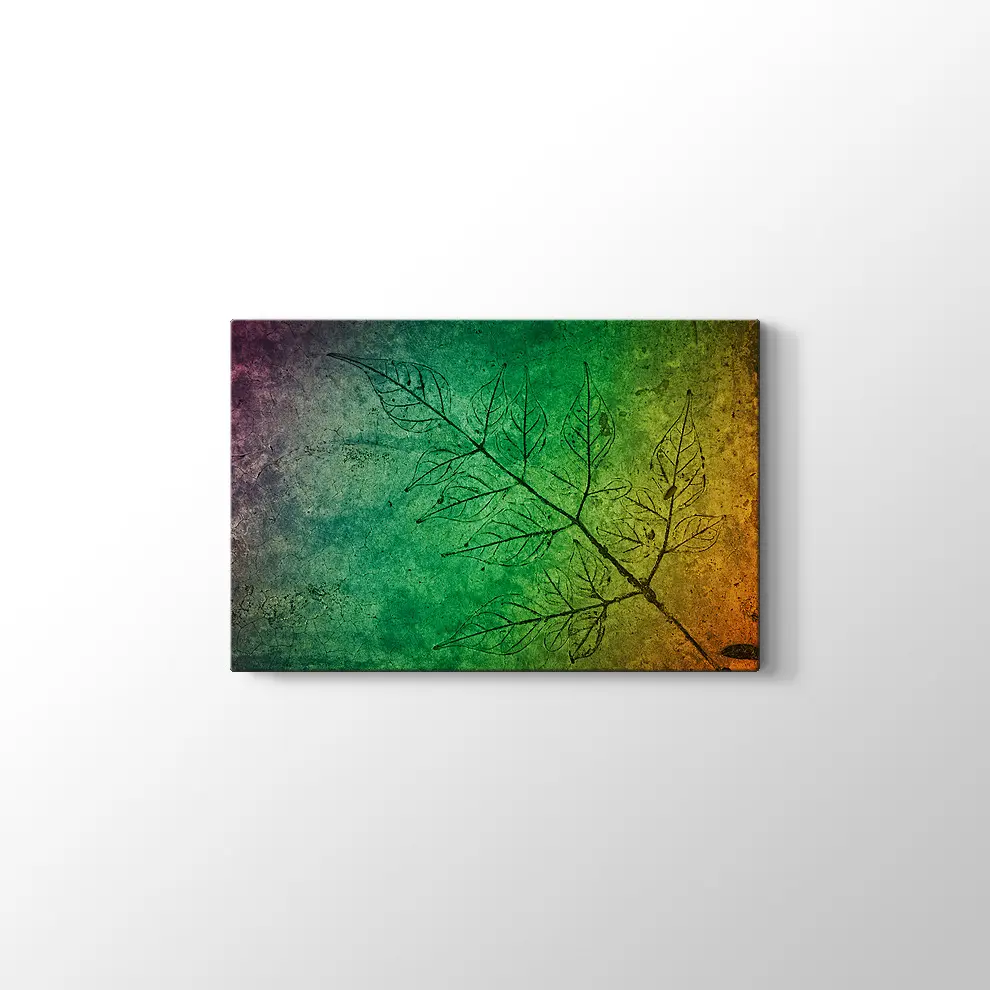 Yaprak Kanvas Tablo