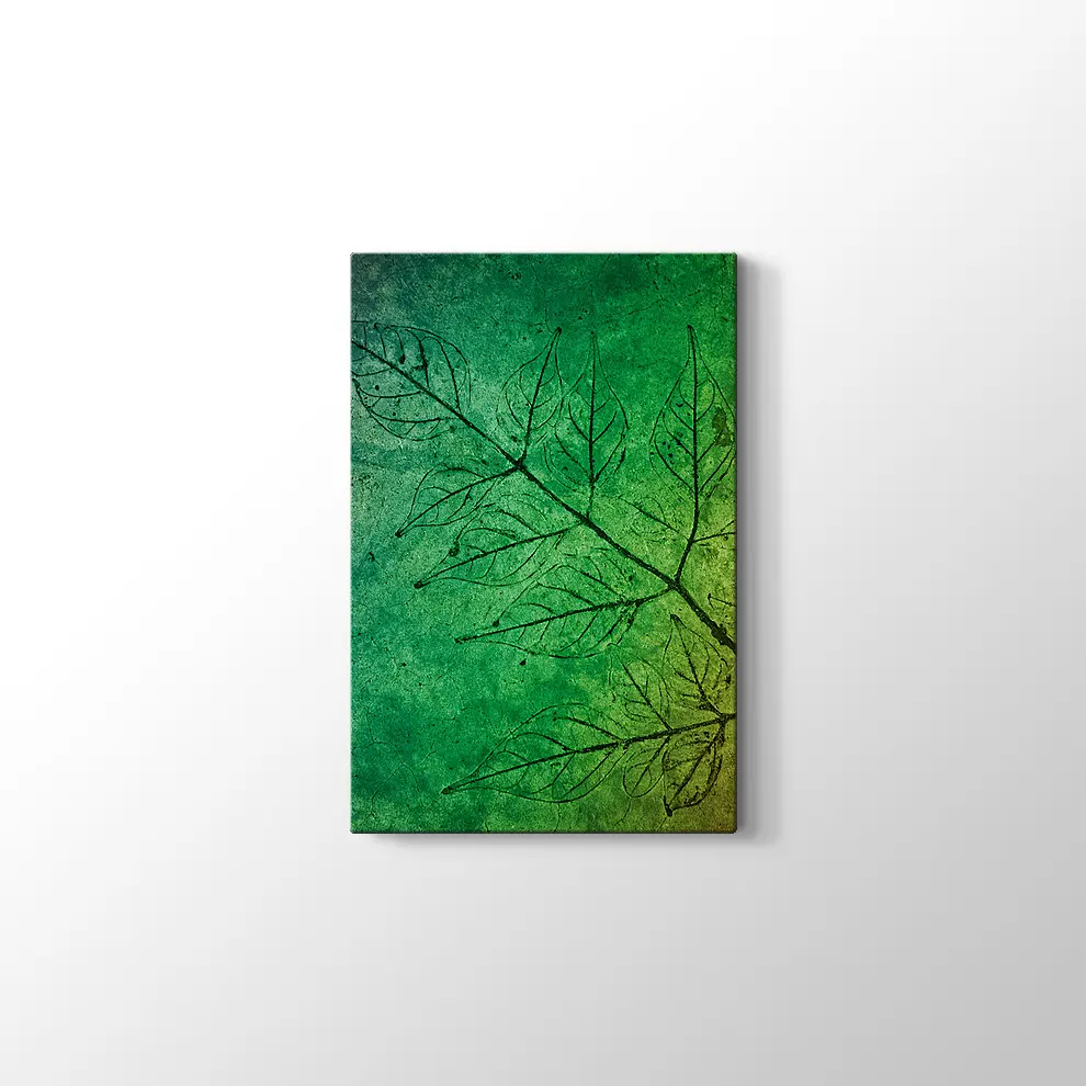 Yaprak Kanvas Tablo