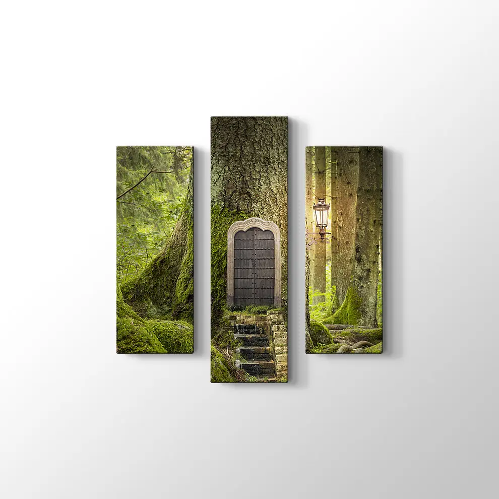 Sihirli Orman Kanvas Tablo