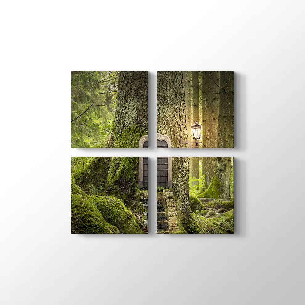 Sihirli Orman Kanvas Tablo