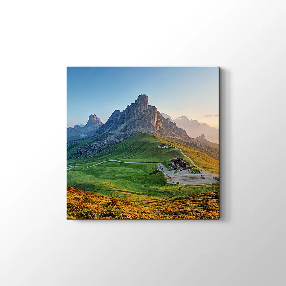 Dolomitler Kanvas Tablo