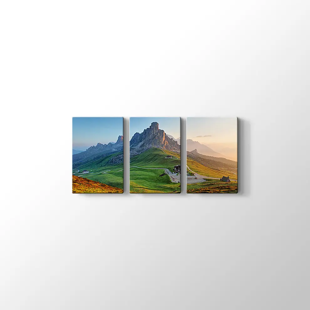 Dolomitler Kanvas Tablo