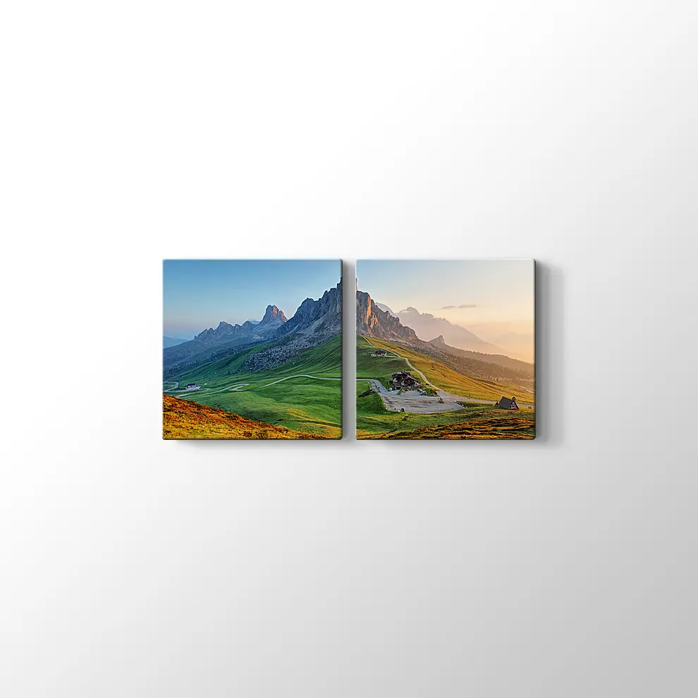 Dolomitler Kanvas Tablo