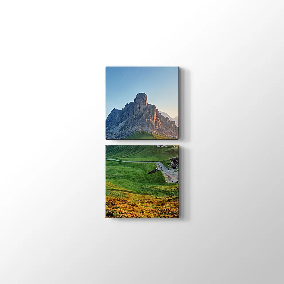 Dolomitler Kanvas Tablo