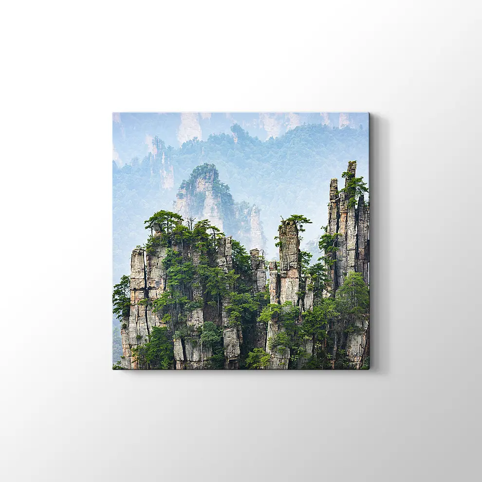 Sivri Kayalar Kanvas Tablo