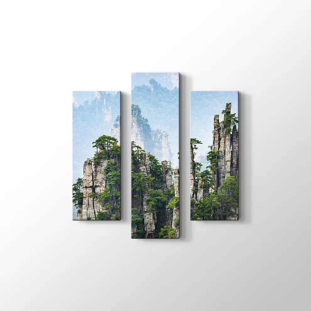 Sivri Kayalar Kanvas Tablo