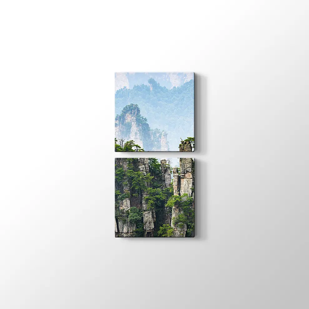 Sivri Kayalar Kanvas Tablo