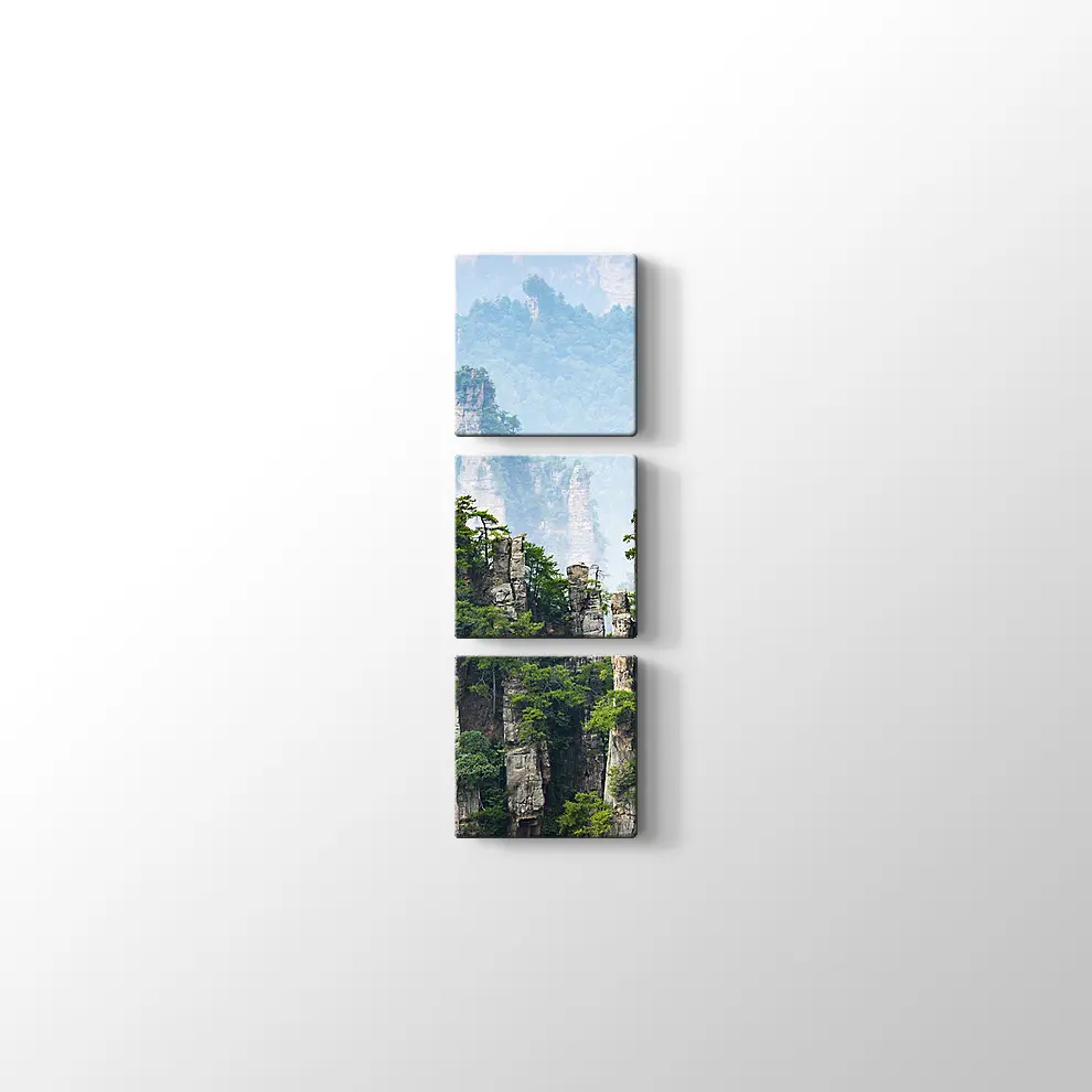 Sivri Kayalar Kanvas Tablo