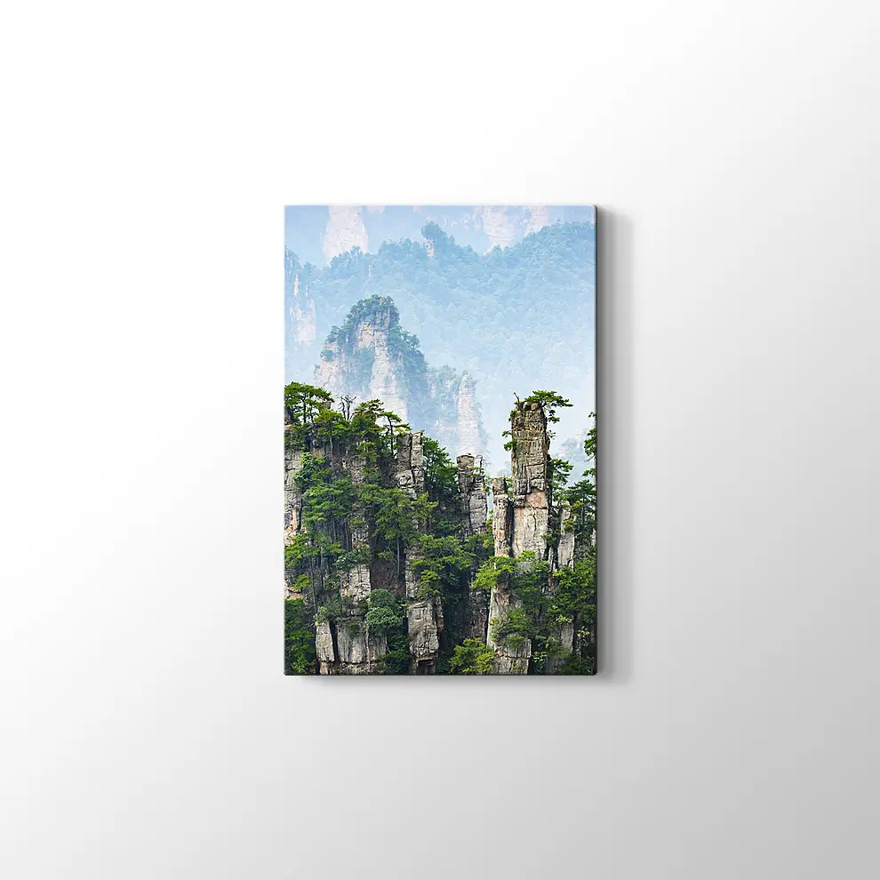 Sivri Kayalar Kanvas Tablo