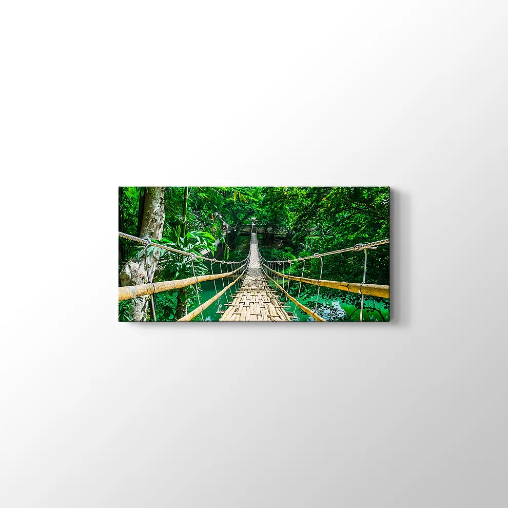 Filipinler Asma Köprü Kanvas Tablo