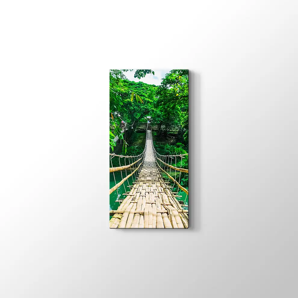 Filipinler Asma Köprü Kanvas Tablo
