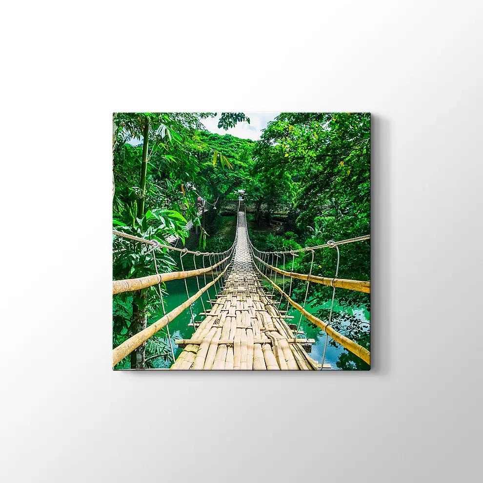 Filipinler Asma Köprü Kanvas Tablo