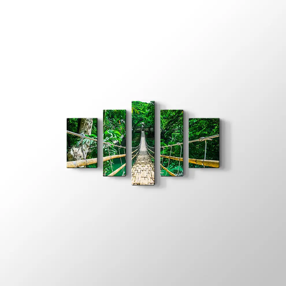 Filipinler Asma Köprü Kanvas Tablo