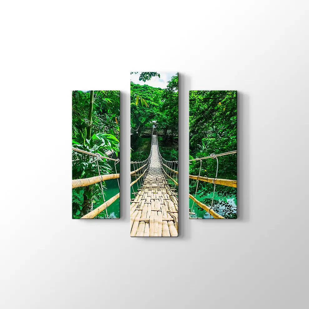 Filipinler Asma Köprü Kanvas Tablo