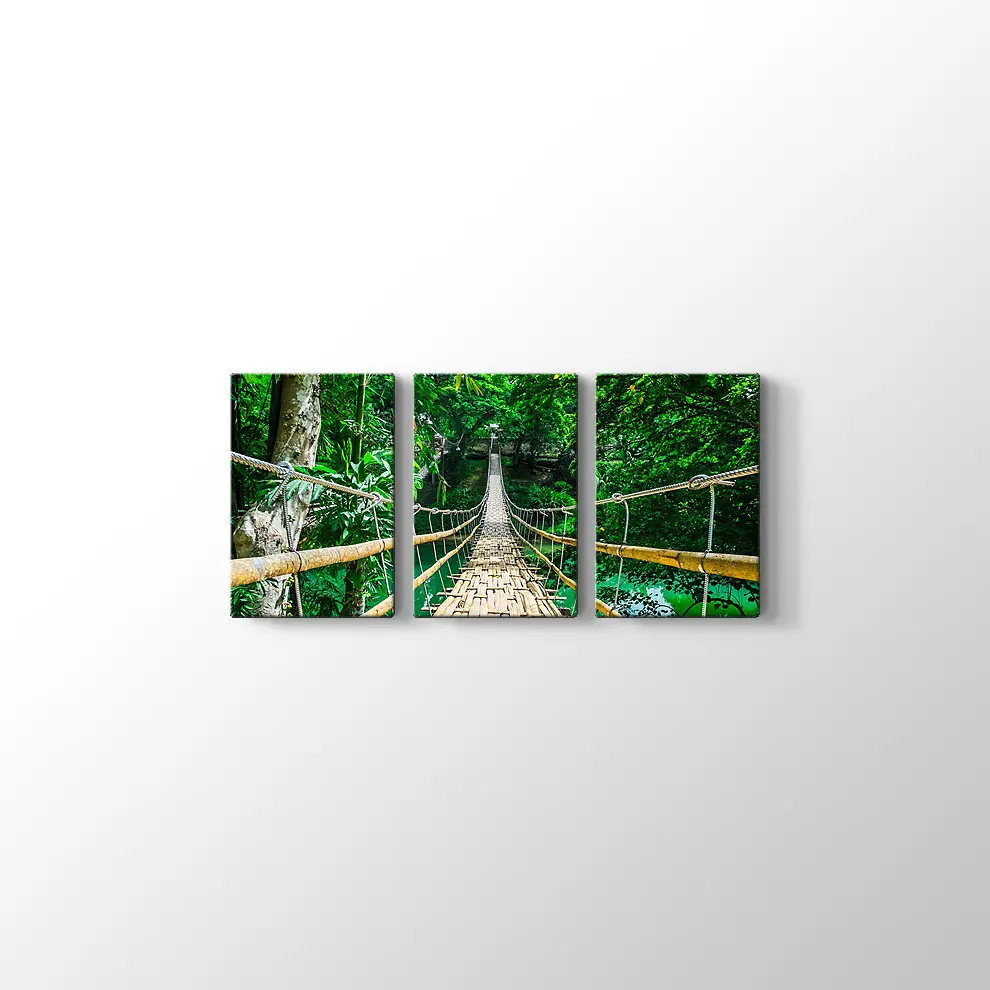 Filipinler Asma Köprü Kanvas Tablo
