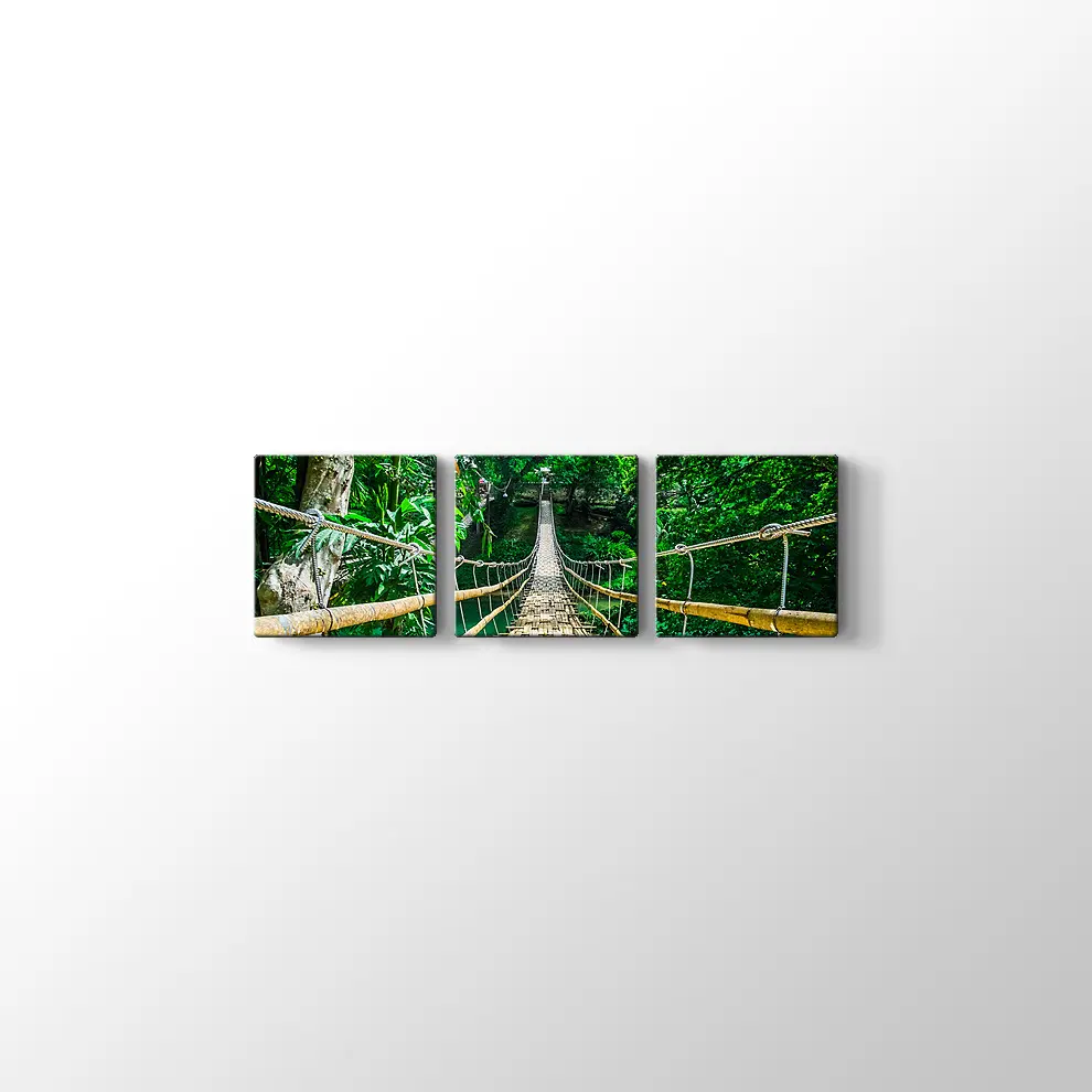 Filipinler Asma Köprü Kanvas Tablo