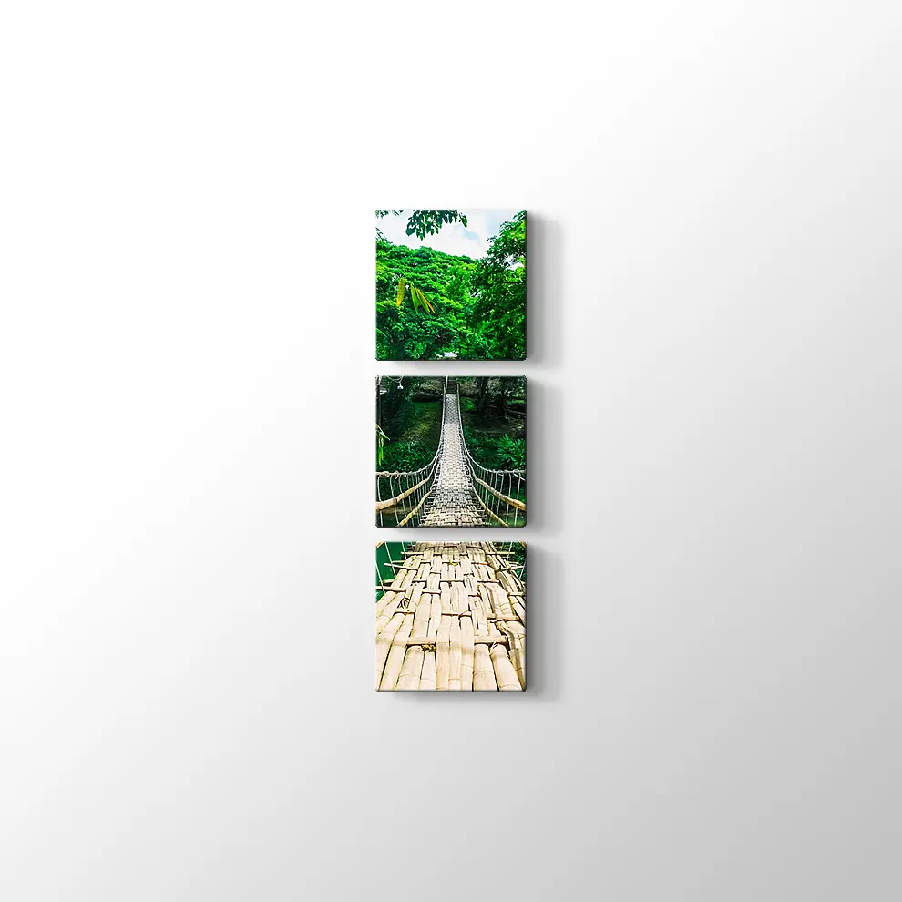 Filipinler Asma Köprü Kanvas Tablo