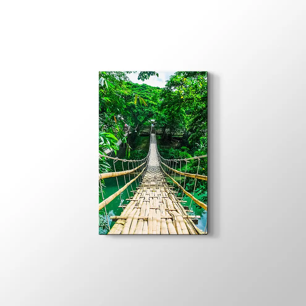 Filipinler Asma Köprü Kanvas Tablo