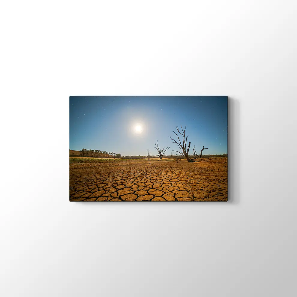 Kuraklık ve Çöl Kanvas Tablo