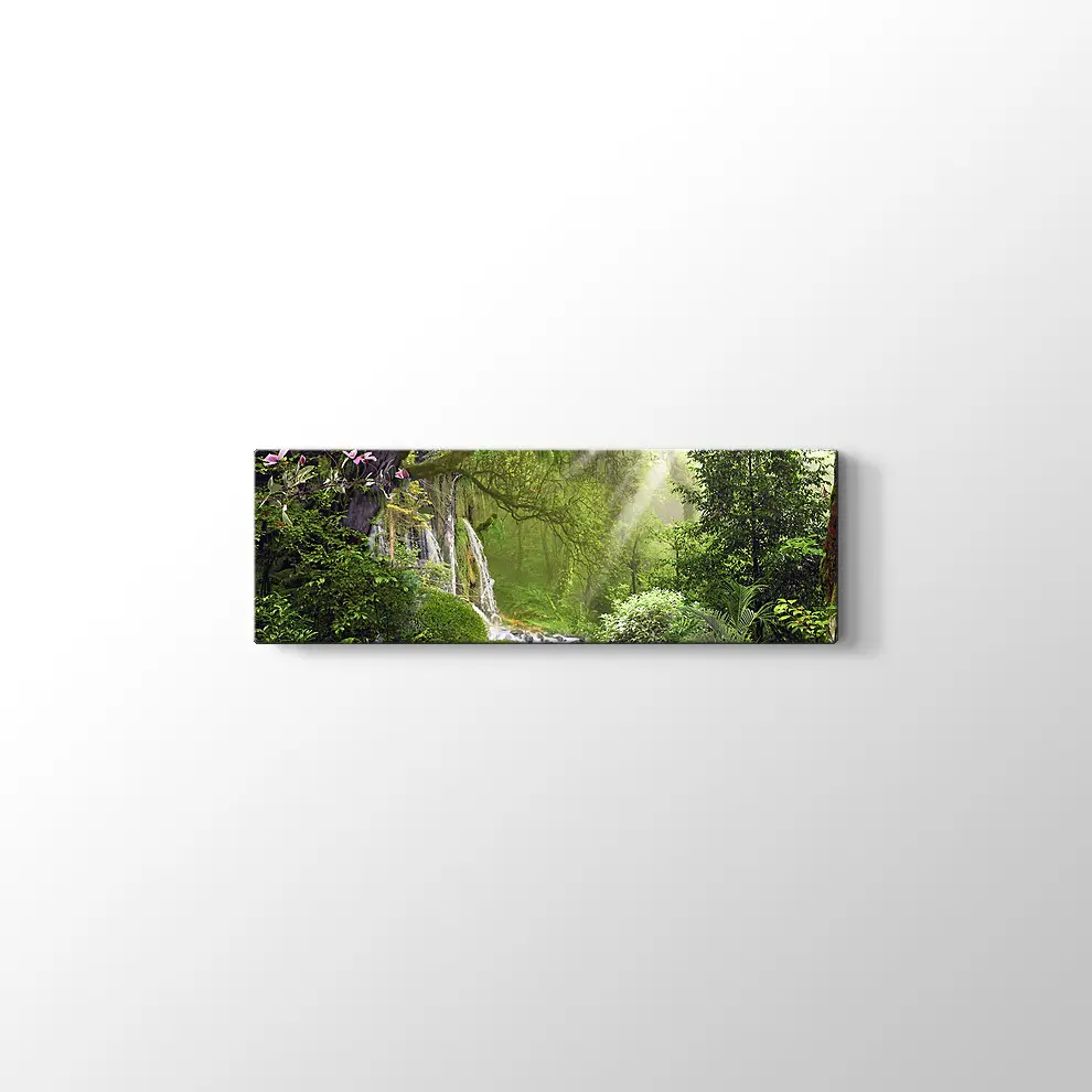 Ormandaki Dere Kanvas Tablo