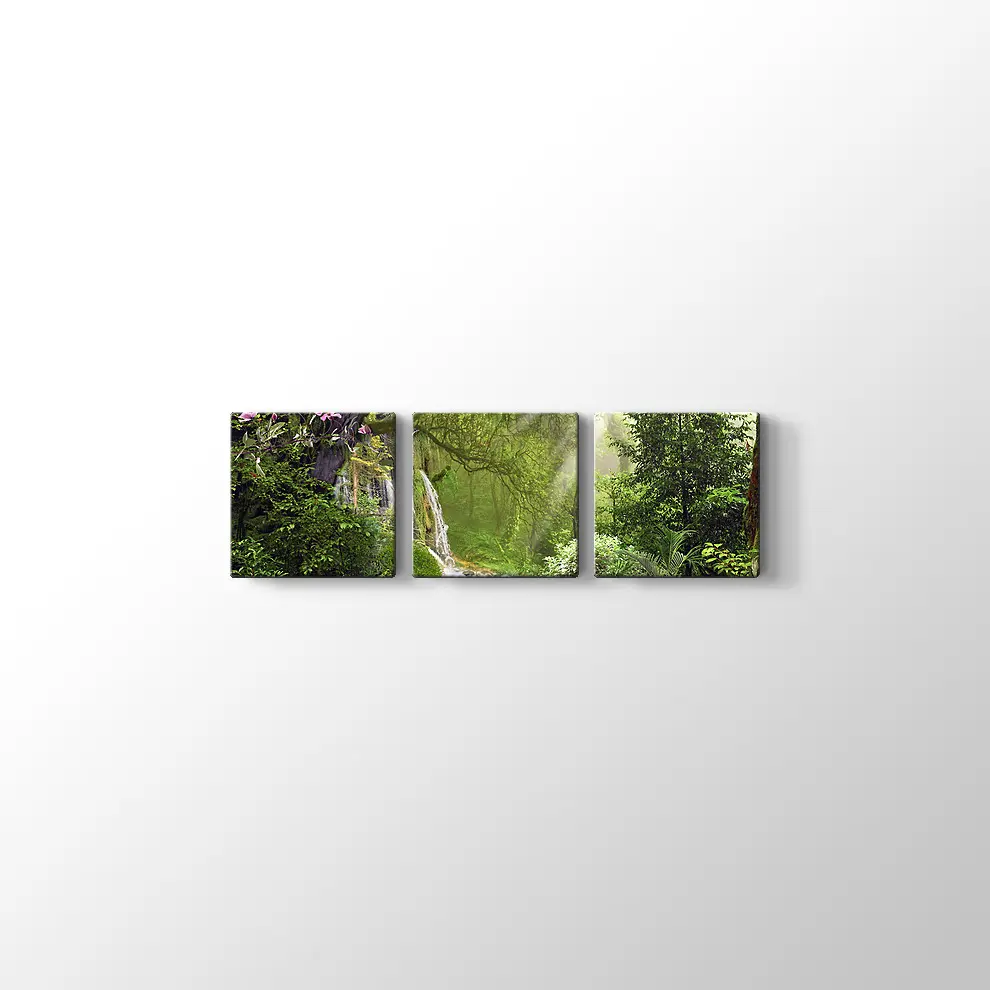 Ormandaki Dere Kanvas Tablo