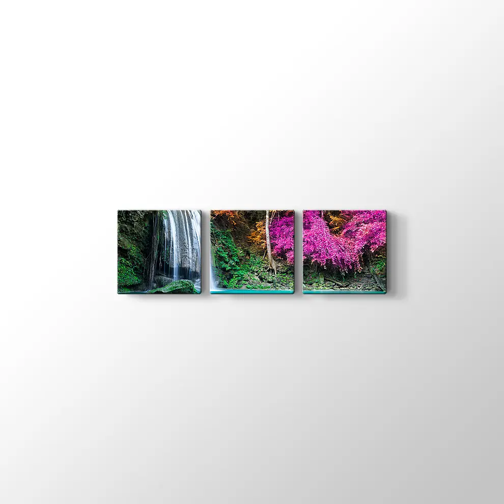 Şelale Manzara Kanvas Tablo