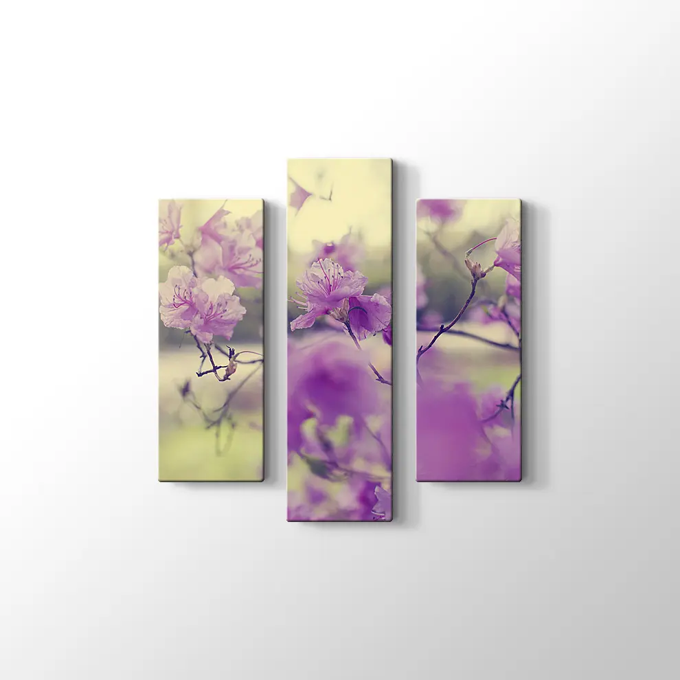 Bahar Çiçekleri Kanvas Tablo