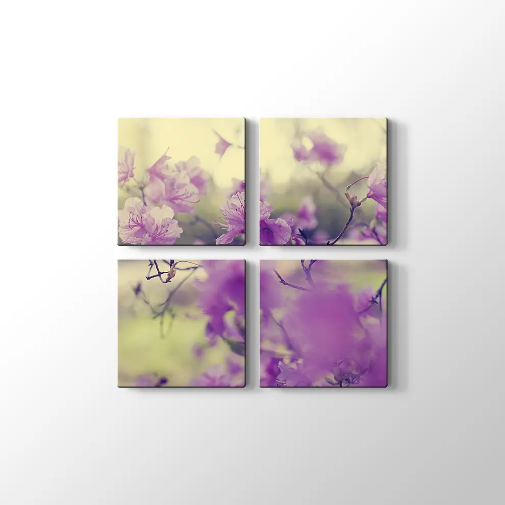 Bahar Çiçekleri Kanvas Tablo