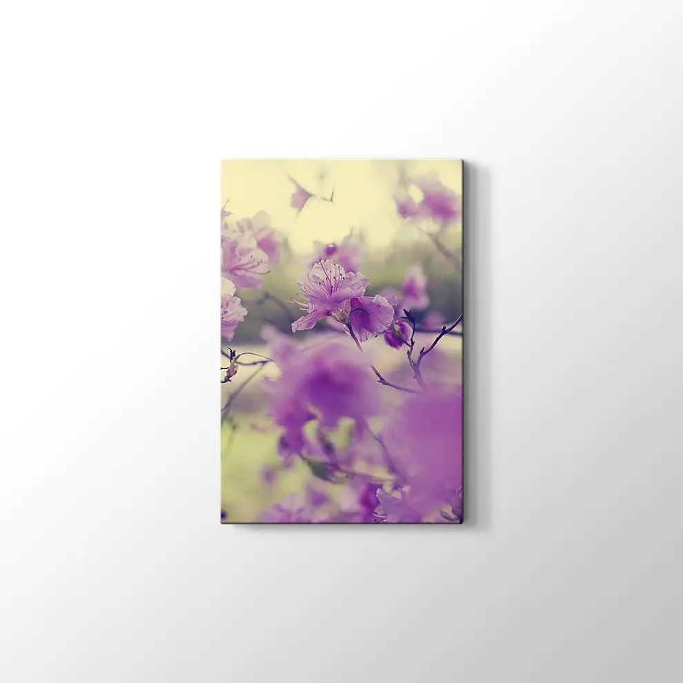 Bahar Çiçekleri Kanvas Tablo