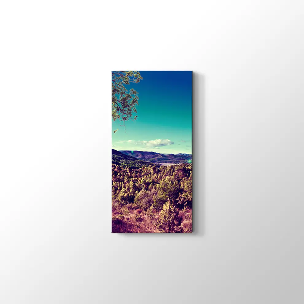 Günbatımı Panaroması Kanvas Tablo