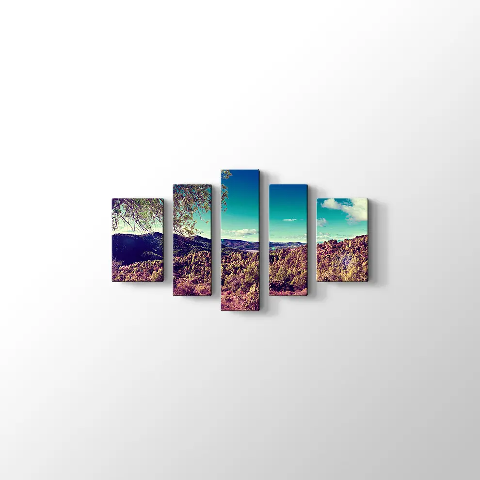 Günbatımı Panaroması Kanvas Tablo