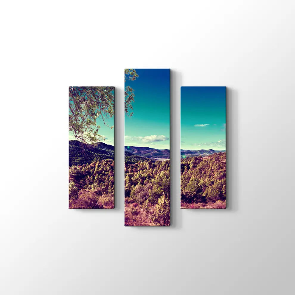 Günbatımı Panaroması Kanvas Tablo