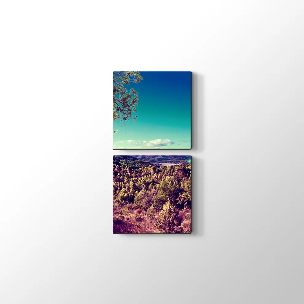 Günbatımı Panaroması Kanvas Tablo