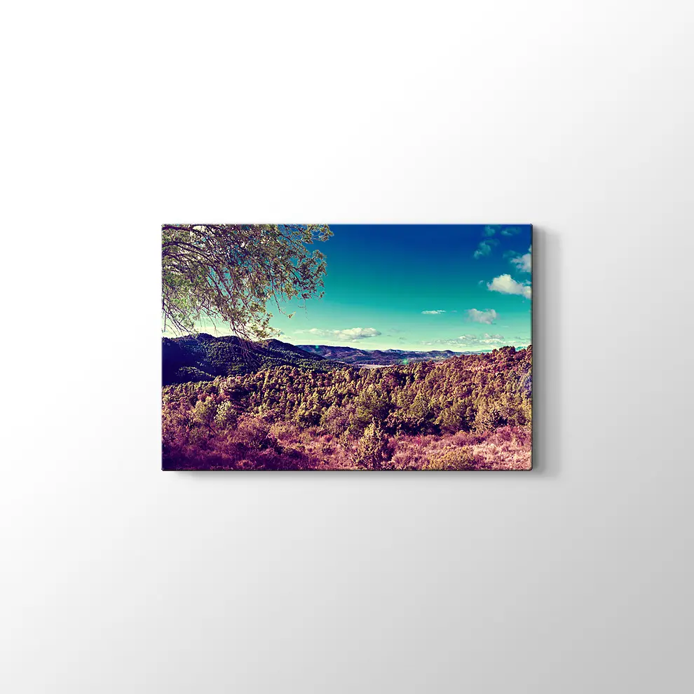 Günbatımı Panaroması Kanvas Tablo