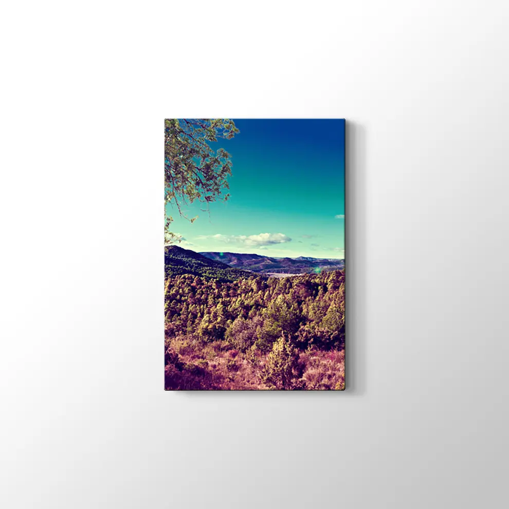 Günbatımı Panaroması Kanvas Tablo