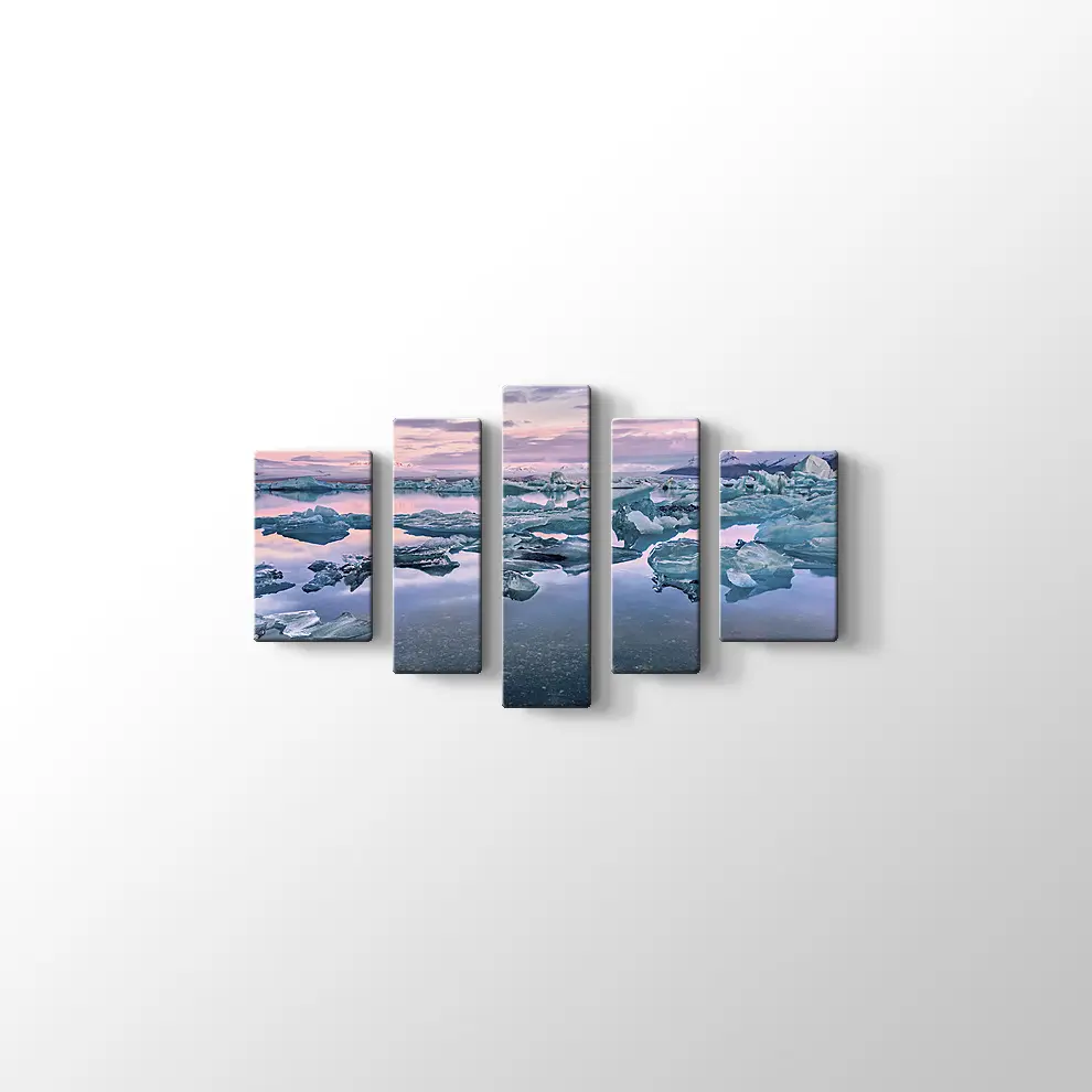 Buzullar Kanvas Tablo